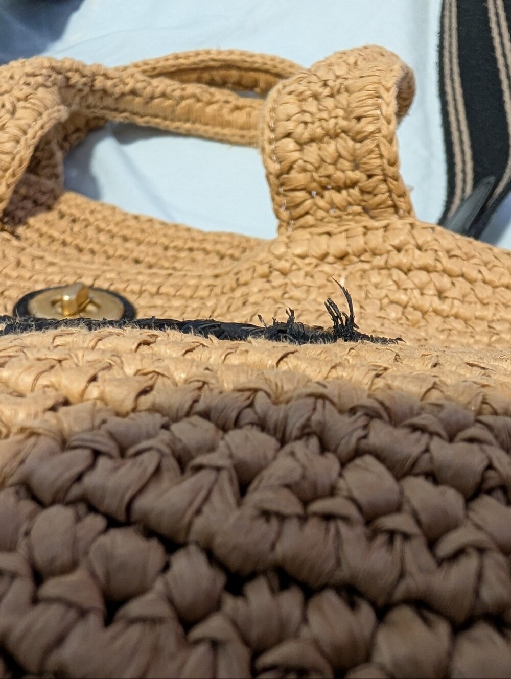 Coach Straw Cargo Tote - Picture 8 of 10